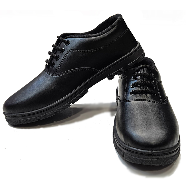 Lace Black School Shoes